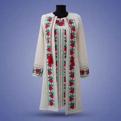 Embroidered costume "Tender Rose"